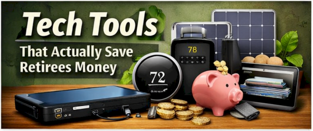 Tech Tools That Actually Save Retirees Money